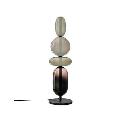 Candied Glass Table Light Model C White ∅ 7.9″ x H 26″ / Dia 20cm x H 66cm / Warm Light / US Plug Table lamp