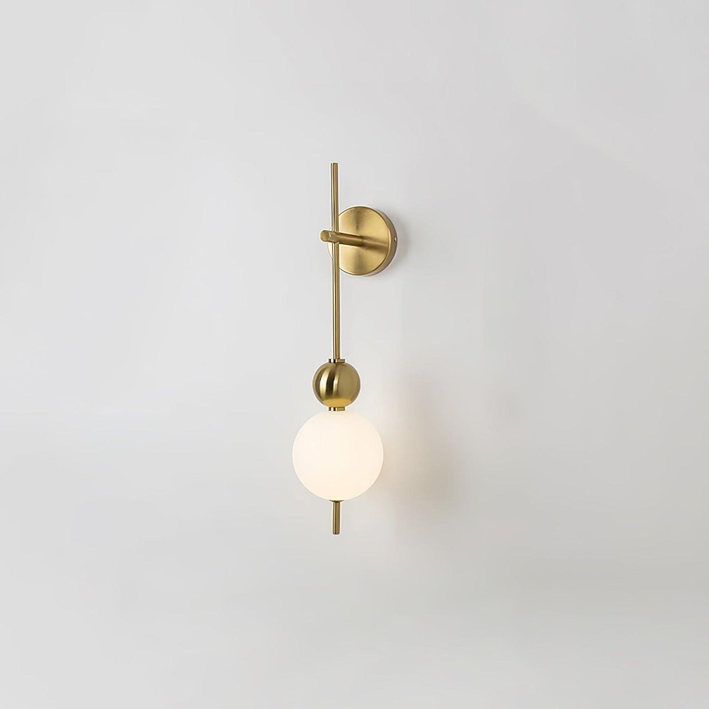 Candied Haws String Wall Lamp ∅ 10.2″ x H 23.2″ / ∅ 15cm x H 59cm / Gold & White / Warm Light Wall lamp