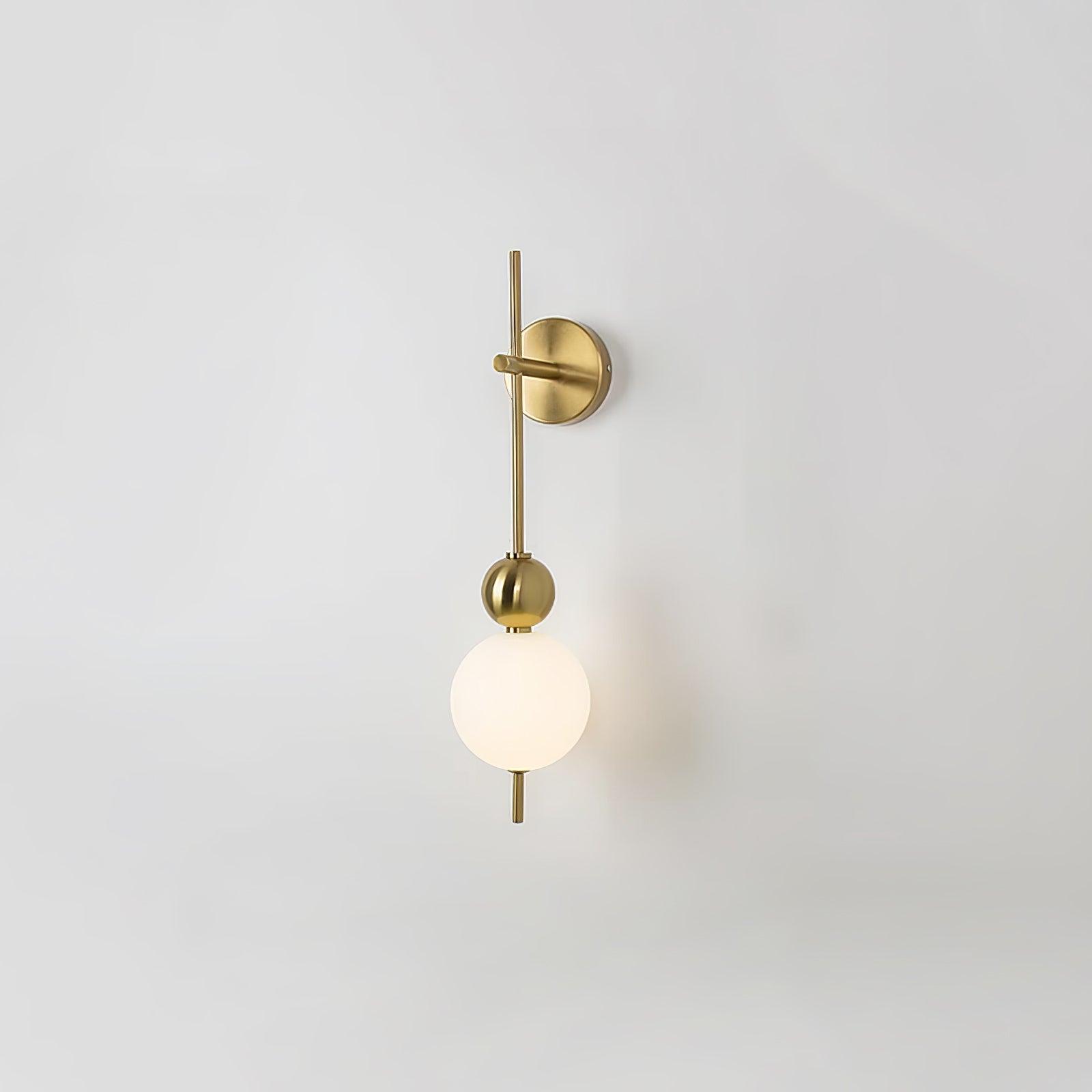 Candied Haws String Brass Wall Lamp ∅ 10.2″ x H 23.2″ / ∅ 15cm x H 59cm / Brass & White / Three-Color Changing Light