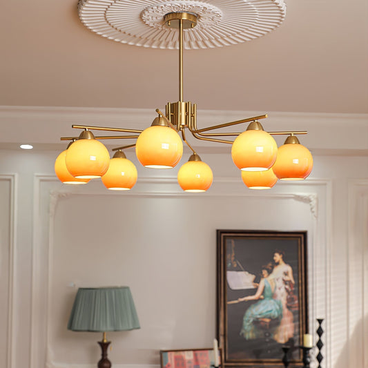 Caramel Sphere Chandelier Chandelier