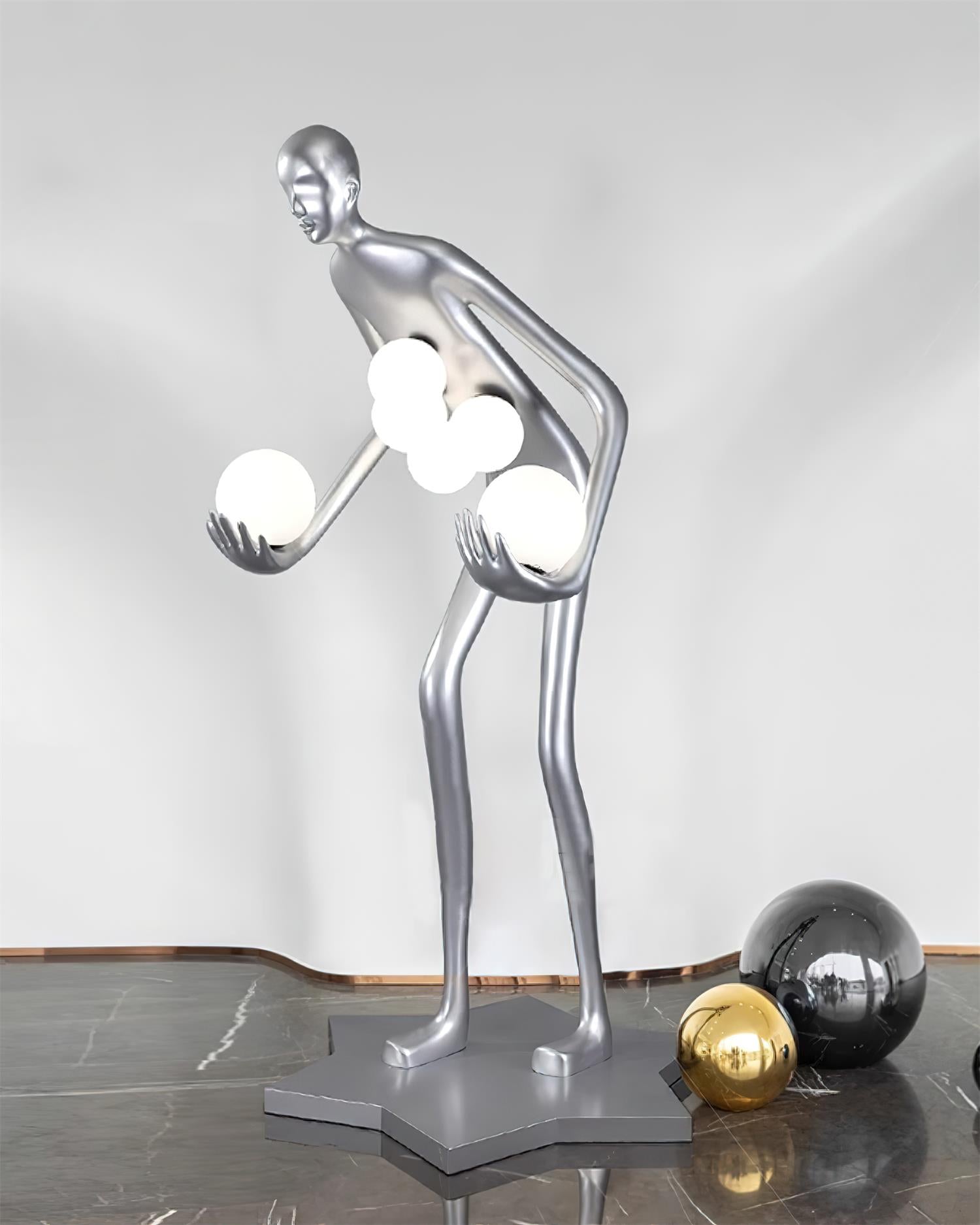 Celestial Guardian Sculpture Floor Lamp Floor lamp
