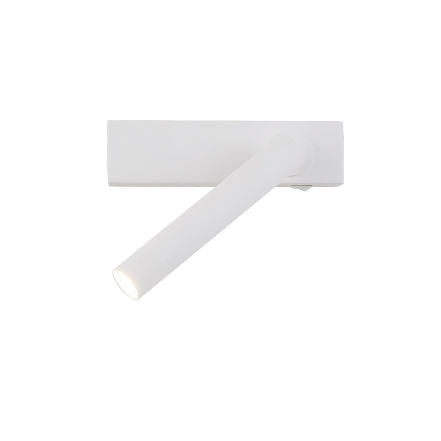 Chors Recessed Wall Lamp Right: ∅ 5.9″ x H 1.6″ / Dia 15cm x H 4cm / White Wall lamp