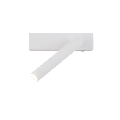 Chors Recessed Wall Lamp Right: ∅ 5.9″ x H 1.6″ / Dia 15cm x H 4cm / White Wall lamp