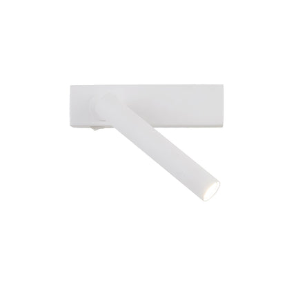 Chors Recessed Wall Lamp Left: ∅ 5.9″ x H 1.6″ / Dia 15cm x H 4cm / White Wall lamp