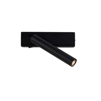 Chors Recessed Wall Lamp Left: ∅ 5.9″ x H 1.6″ / Dia 15cm x H 4cm / Black Wall lamp