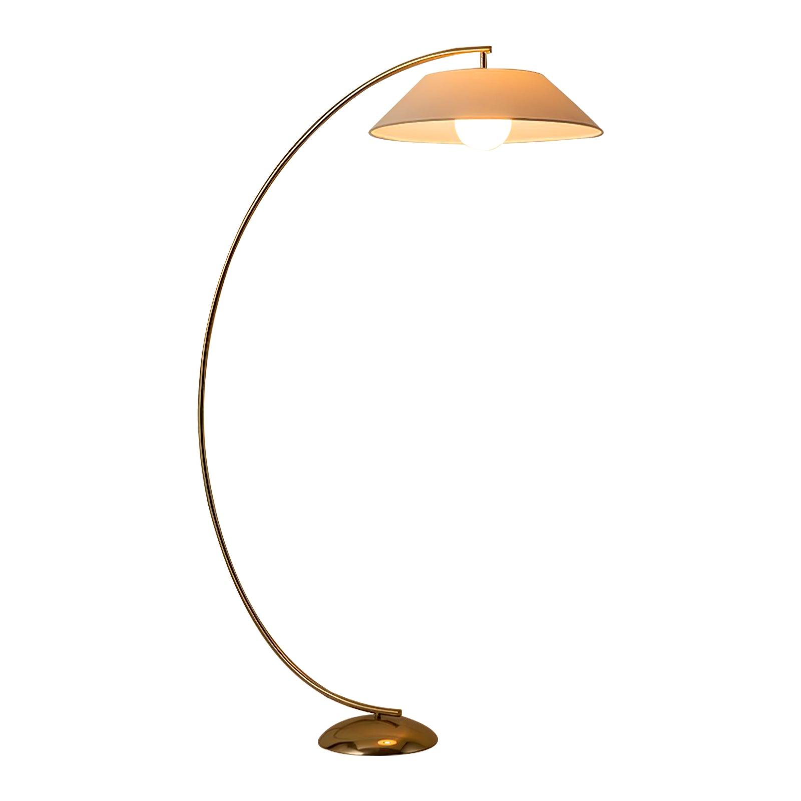 Circo Floor Lamp ∅ 34.4″ x H 61″ / Dia 87.5cm x H 155cm / Gold + White / US plug Floor lamp
