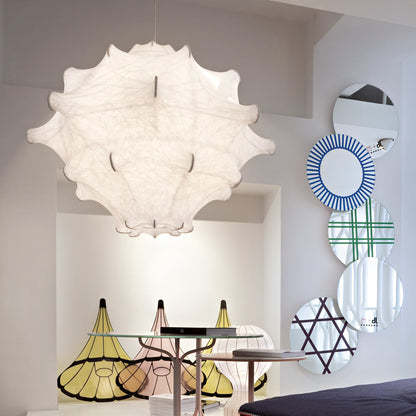 Cocoon Bloom Pendant Lamp ∅ 24.8″ x H 19.7″ / Dia 63cm x H 50cm / White Pendant light