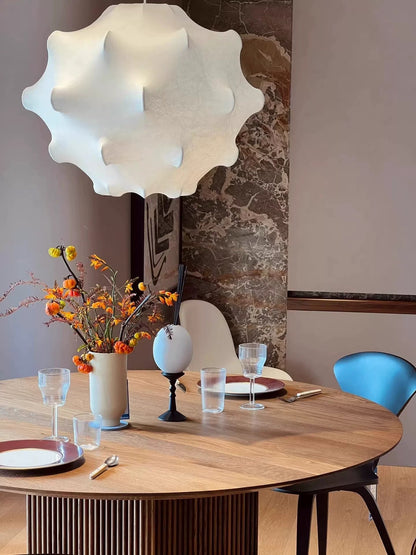 Cocoon Bloom Pendant Lamp ∅ 24.8″ x H 19.7″ / Dia 63cm x H 50cm / White Pendant light