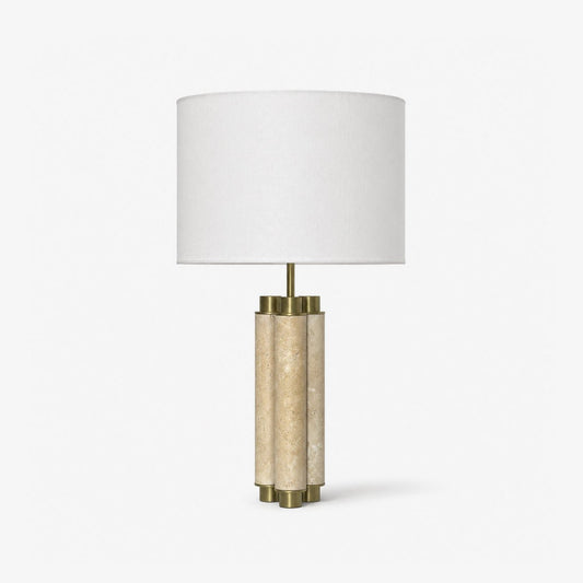 Colonnade Travertine Table Lamp