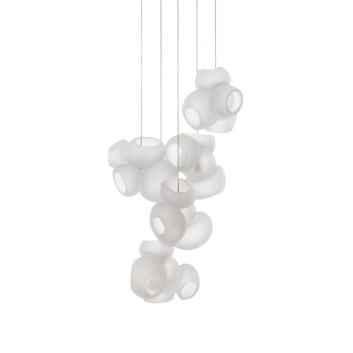 Bubbles Cluster Pendant Light 5Heads ∅ 11.8″ x H 59.1″ / Dia 30cm x H 150cm / White / Warm Light Pendant light