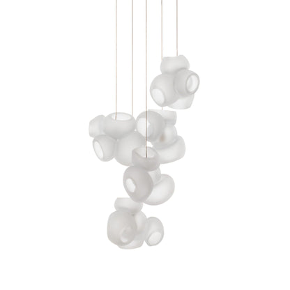 Bubbles Cluster Pendant Light 5Heads ∅ 11.8″ x H 59.1″ / Dia 30cm x H 150cm / White / Warm Light Pendant light