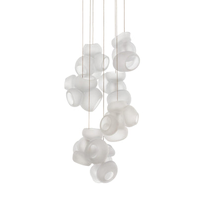 Bubbles Cluster Pendant Light 7Heads ∅ 11.8″ x H 59.1″ / Dia 30cm x H 150cm / White / Warm Light Pendant light