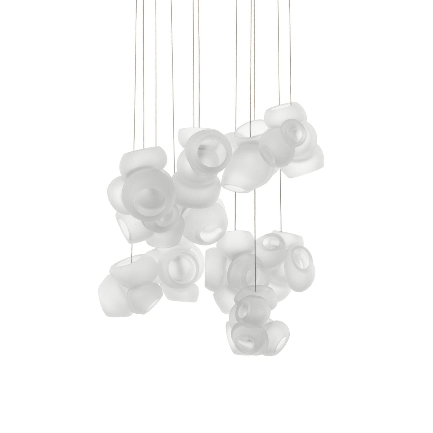 Bubbles Cluster Pendant Light 11Heads ∅ 20″ x H 78.7″ / Dia 50.8cm x H 200cm / White / Warm Light Pendant light