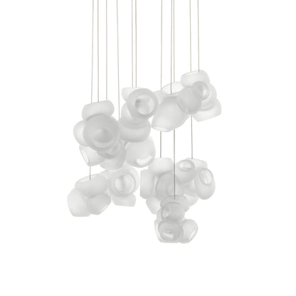 Bubbles Cluster Pendant Light 11Heads ∅ 20″ x H 78.7″ / Dia 50.8cm x H 200cm / White / Warm Light Pendant light
