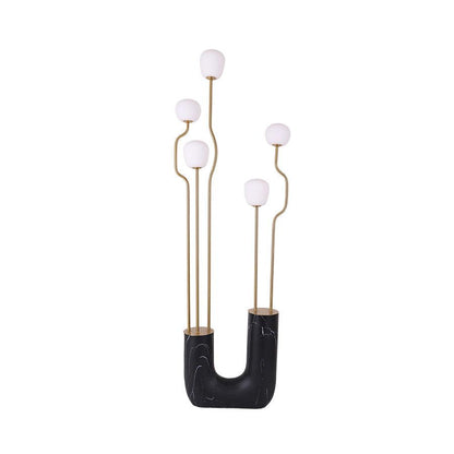 Comet Floor Lamp ∅ 18.9″ x H 66.9″ / Dia 48cm x H 170cm / Black + Gold / US plug Floor lamp