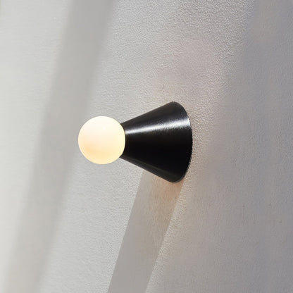 Conical Ceiling Lamp ∅ 3″ x H 3.9″ / Dia 7.5cm x H 10cm / Black Ceiling lamp