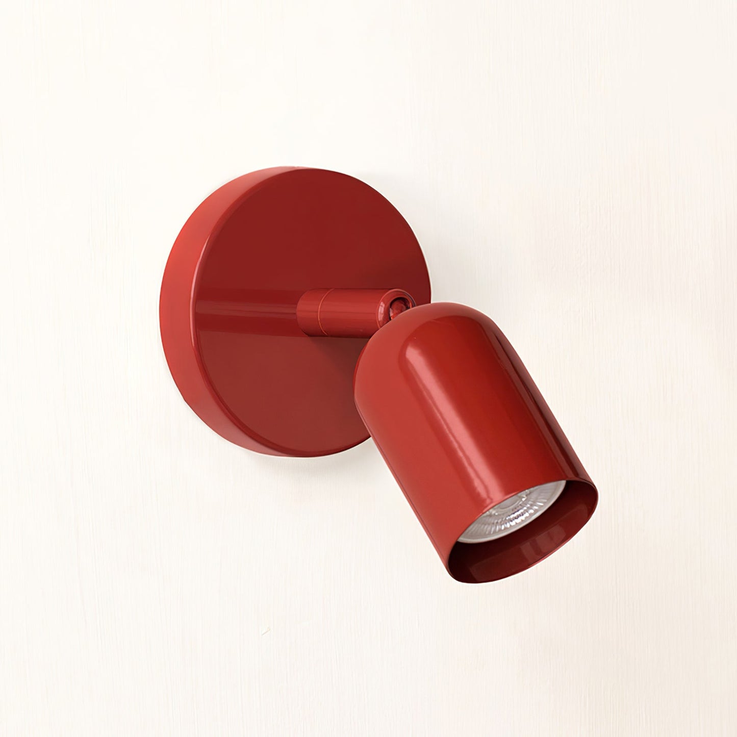 Couleur Adjustable Wall Lamp ∅ 4.7″ x H 6.9″ / Red / Warm Light 1001 Wall lamp