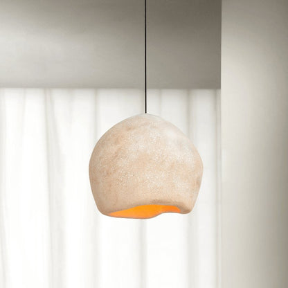Crete Pendant Lamp ∅ 16.5″ x H 16″ / Dia 42cm x H 41cm / Creamy-white Pendant light