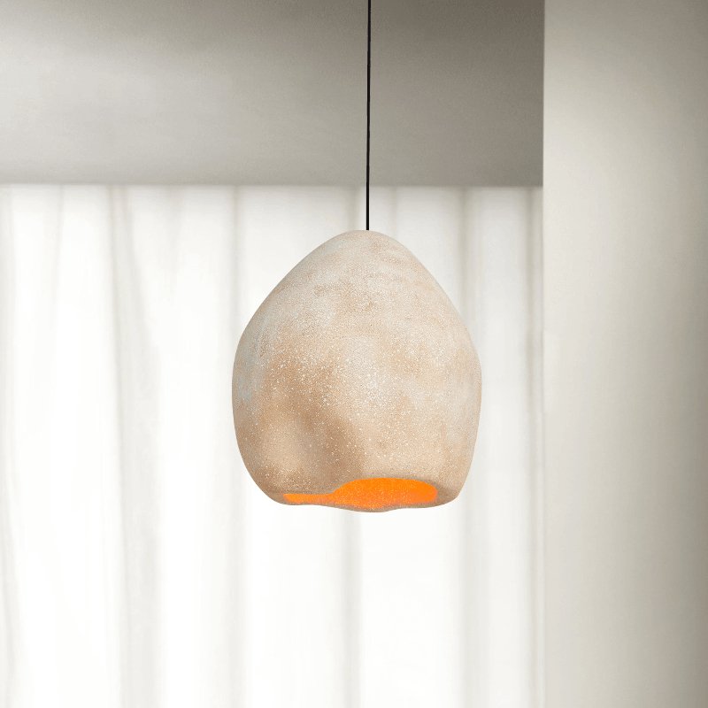 Crete Pendant Lamp ∅ 14.9″ x H 15.7″ / Dia 38cm x H 40cm / Creamy-white Pendant light