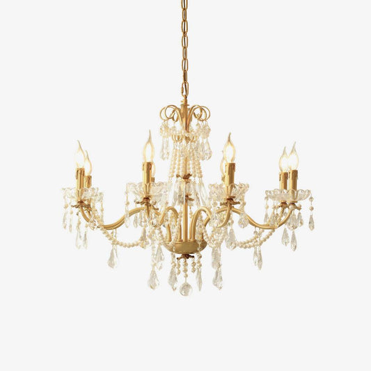 Crystal Pearl Chandelier Chandelier