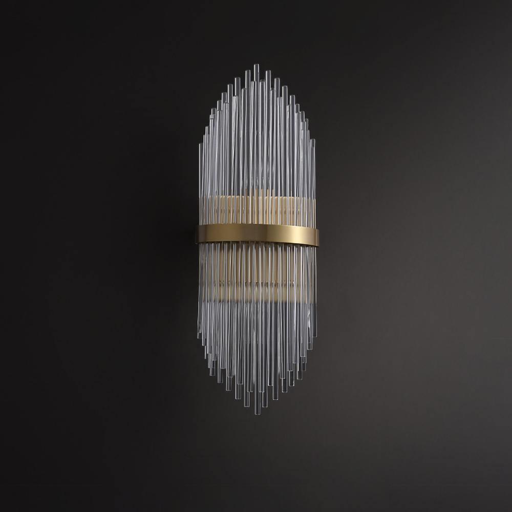 Crystal Wall Lamp ∅ 7.1″ x H 19.7″ / Dia 18cm x H 50cm Wall lamp