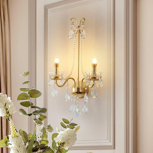 Crystal Pearl Chain Wall Lamp Wall lamp