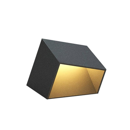 Cube Garden Outdoor Light ∅ 8.3″ x H 5.9″ / Dia 21cm x H 15cm / Black / Warm Light Table lamp