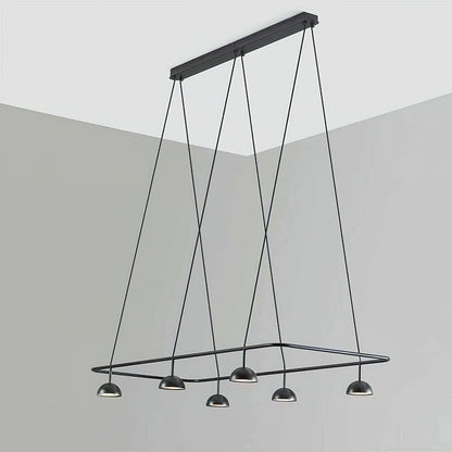 Cupolina Chandelier ∅ 47.2″ x H 5.1’’ / Black / Warm Light Chandelier