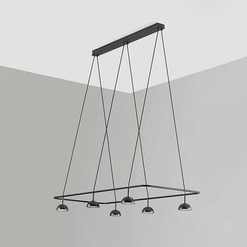 Cupolina Chandelier ∅ 47.2″ x H 5.1’’ / Black / Warm Light Chandelier