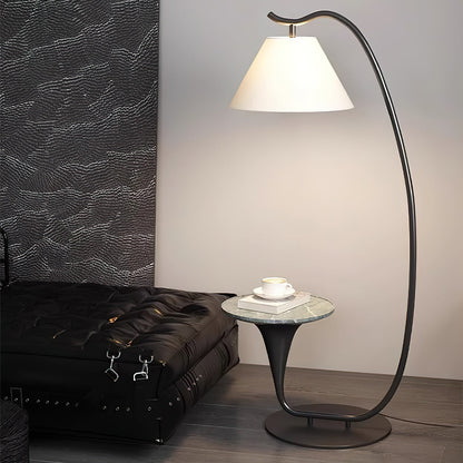 Curvature Floor Lamp ∅ 19.7″ x H 65″ / Black & White Pallet / US Plug Floor lamp