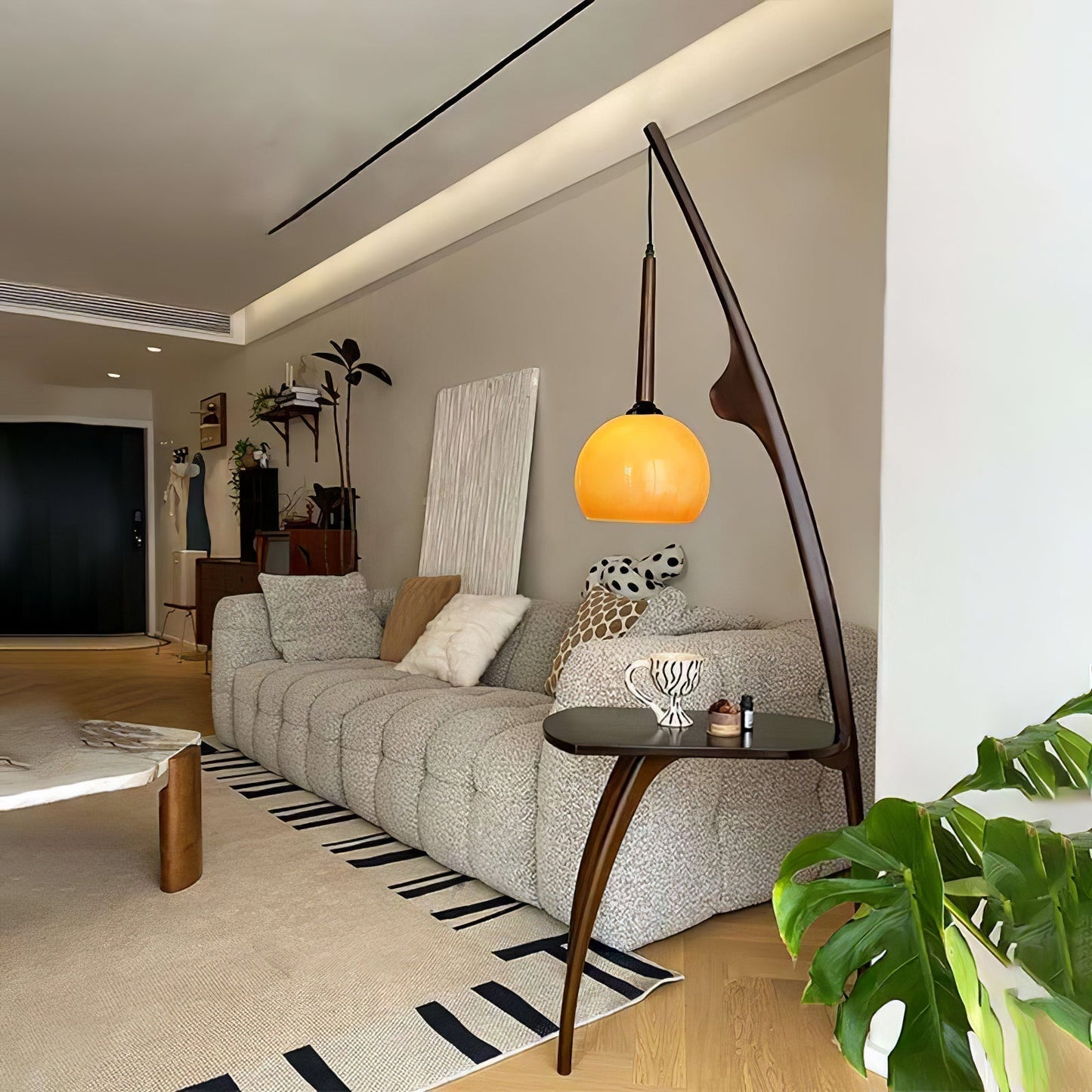 Curved Mantis Arm Floor Lamp Floor lamp