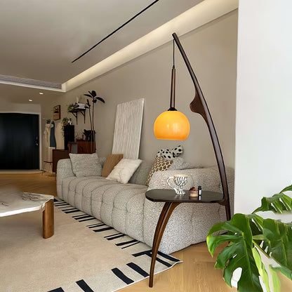 Curved Mantis Arm Floor Lamp Floor lamp