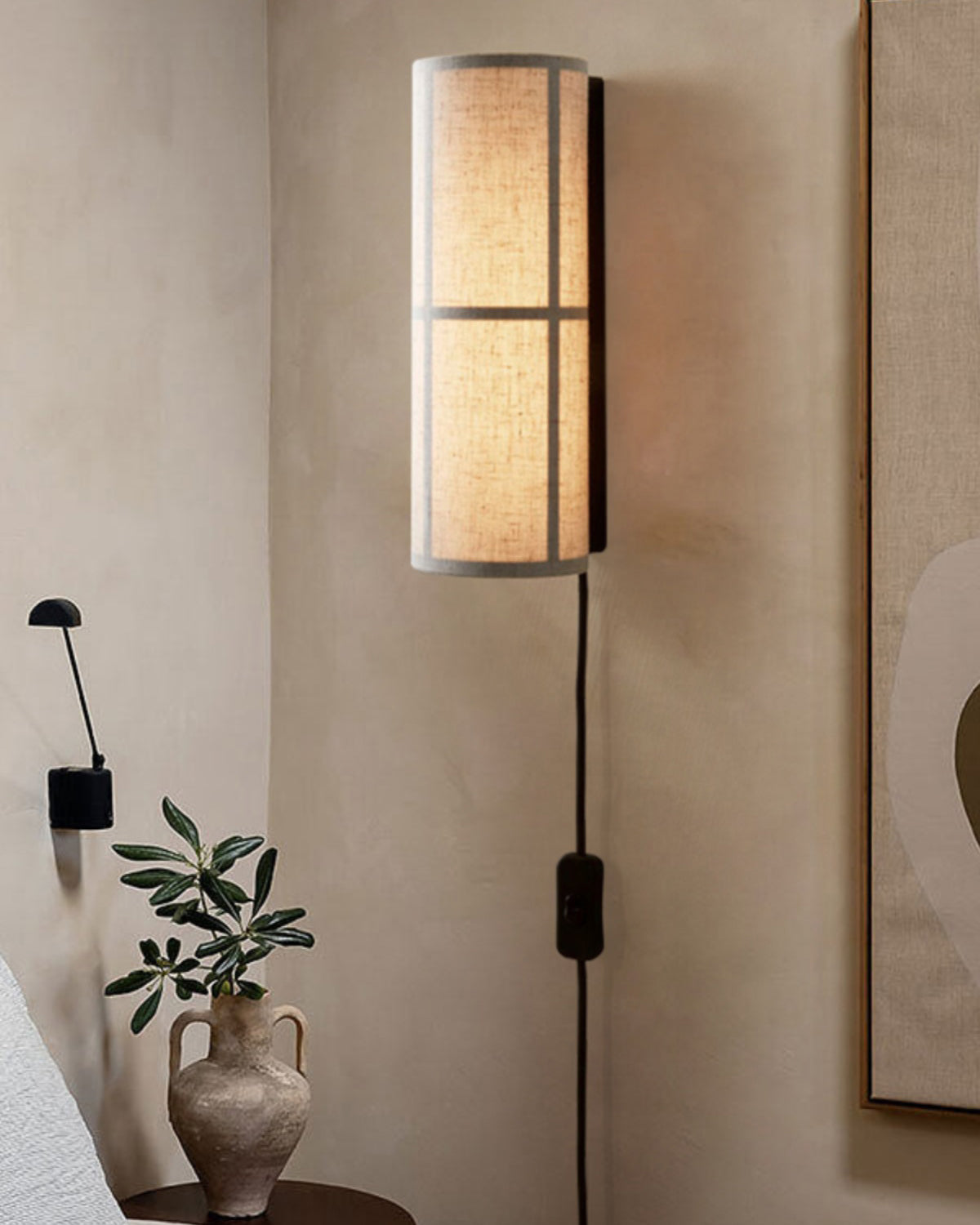 Cylinder Fabric Wall Lamp Wall lamp