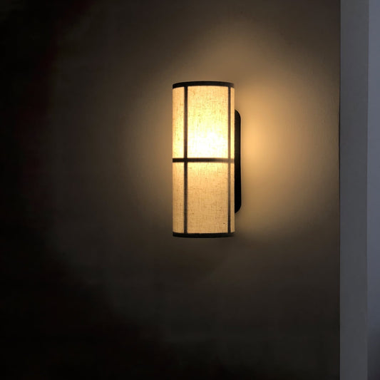 Cylinder Fabric Plug-in Wall Lamp 1001 Wall lamp