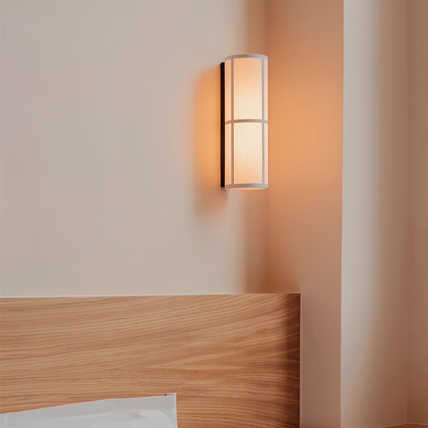 Cylinder Fabric Plug-in Wall Lamp 1001 Wall lamp