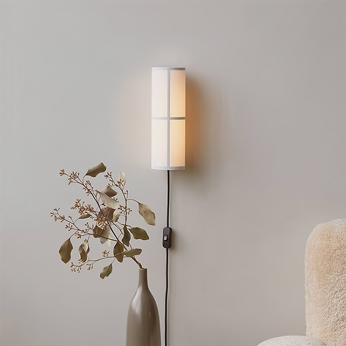 Cylinder Fabric Wall Lamp Wall lamp