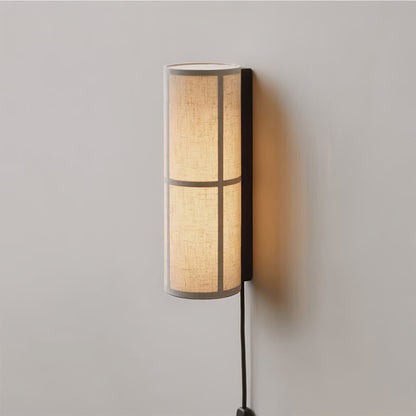 Cylinder Fabric Plug-in Wall Lamp 1001 Wall lamp