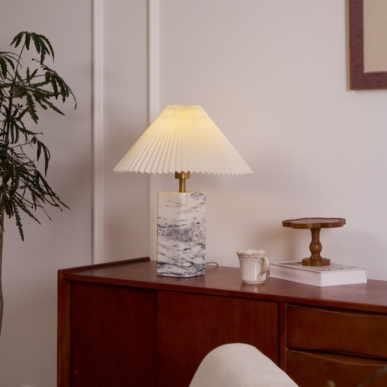 Bianca Marble Table Lamp