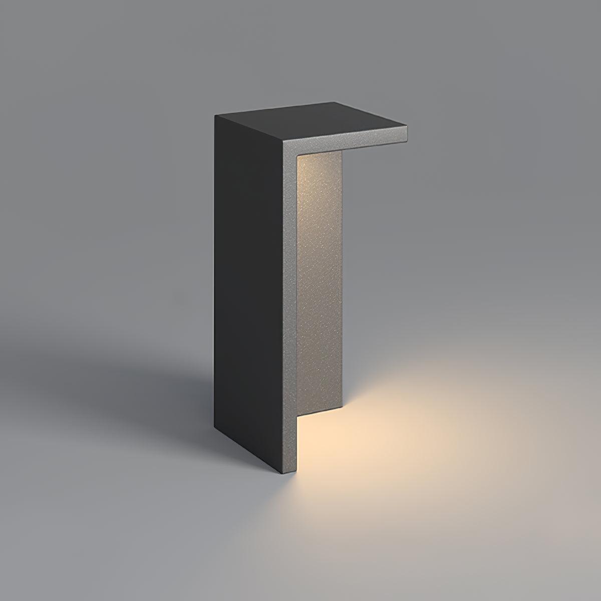 Desk Chair Outdoor Light ∅ 9.8″ x H 23.6″ / Dia 25cm x H 60cm / Dark Gray / Warm Light Table lamp