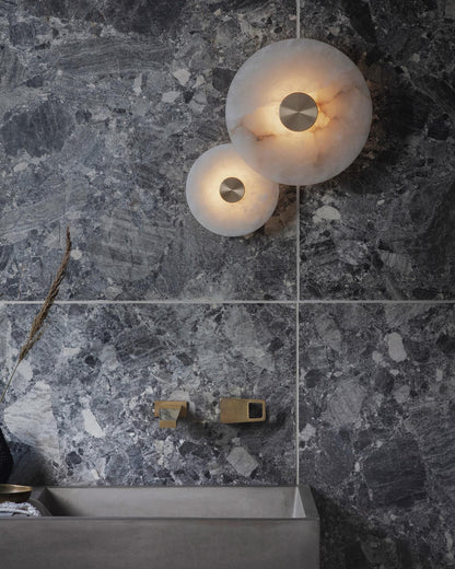 Disc Shaped Alabaster Wall Light Wall lamp