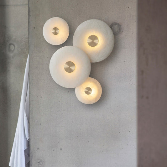 Disc Shaped Alabaster Wall Light Wall lamp