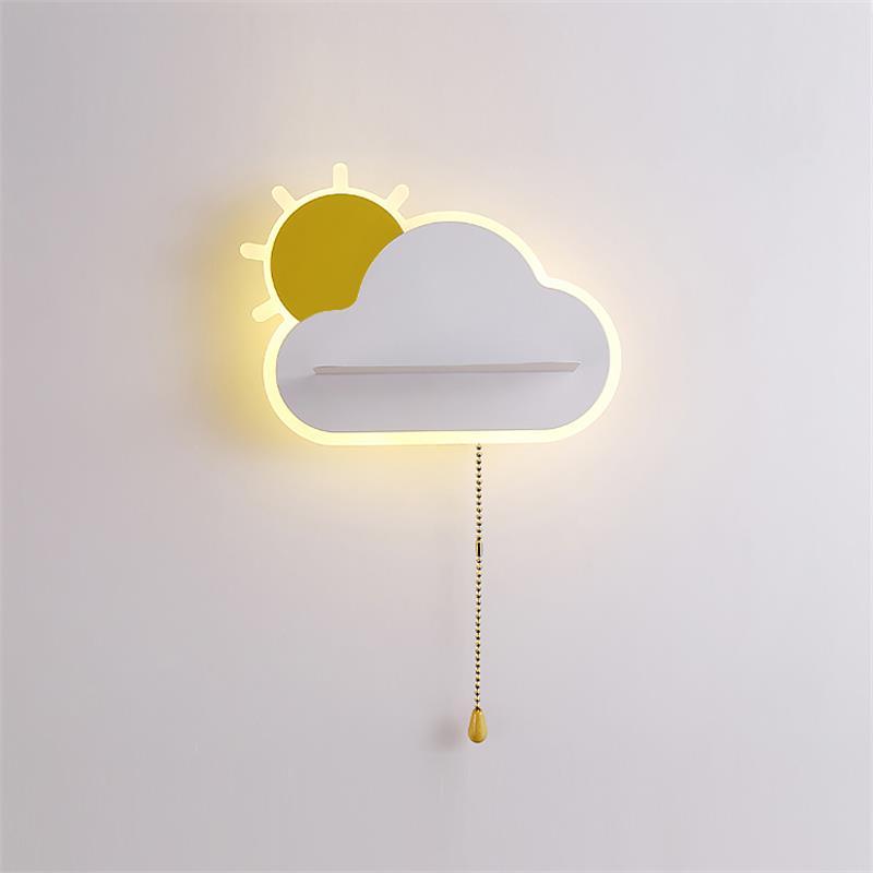 Dreamier Cloud Wall Lamp ∅ 10.4″ x H 5.9″ / Dia 26.5cm x H 15cm / White / Warm Light Wall lamp