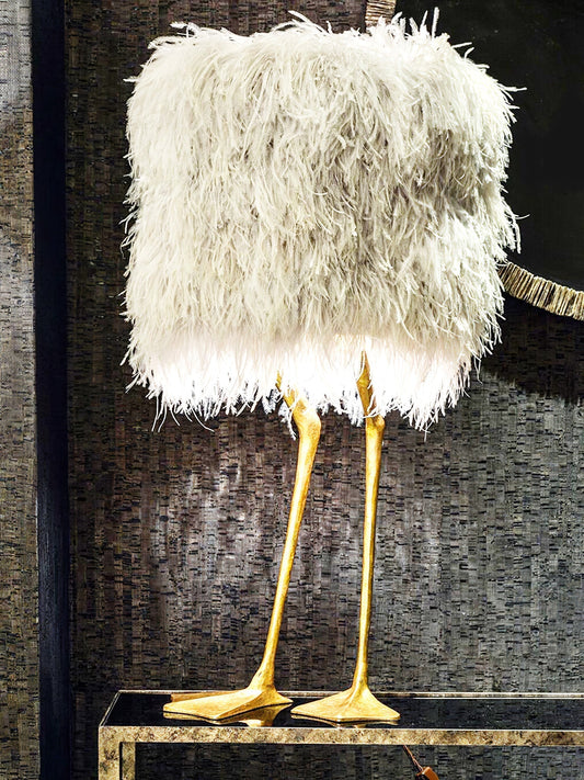 Duck Feet Feather Table Lamp Table lamp