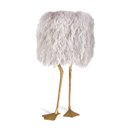 Duck Feet Feather Table Lamp White ∅ 14.2″ x H 27.6″ / Dia 36cm x H 70cm / US Plug Table lamp
