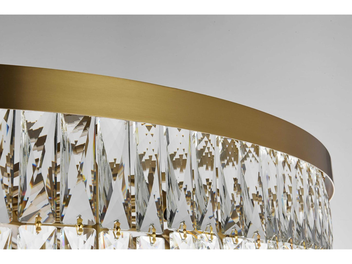 Elegant Lighting Josephine 61-Light Satin Gold Tiered Chandelier