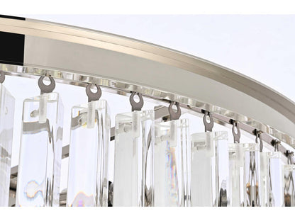 Elegant Lighting Sydney 42-Light Polished Nickel Tiered Crystal Chandelier
