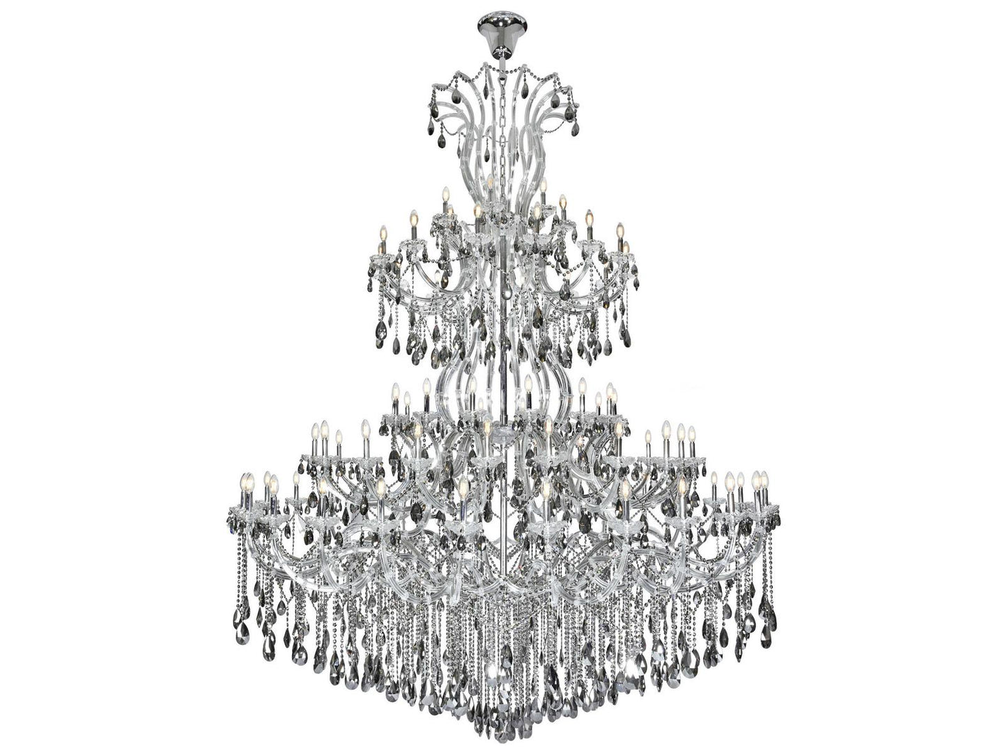 Elegant Lighting Maria Theresa 84-Light Candelabra Tiered Chandelier