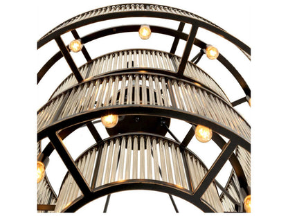Eichholtz Bernardi 20-Light Chandelier in Bronze Highlight Finish