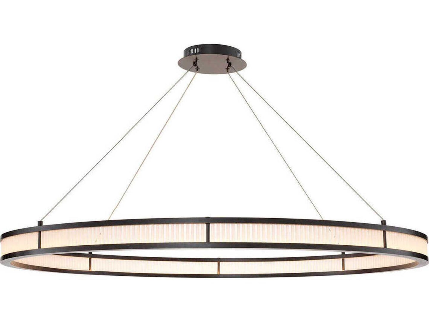 Eichholtz Damien XL Integrated LED Chandelier in Bronze Highlight