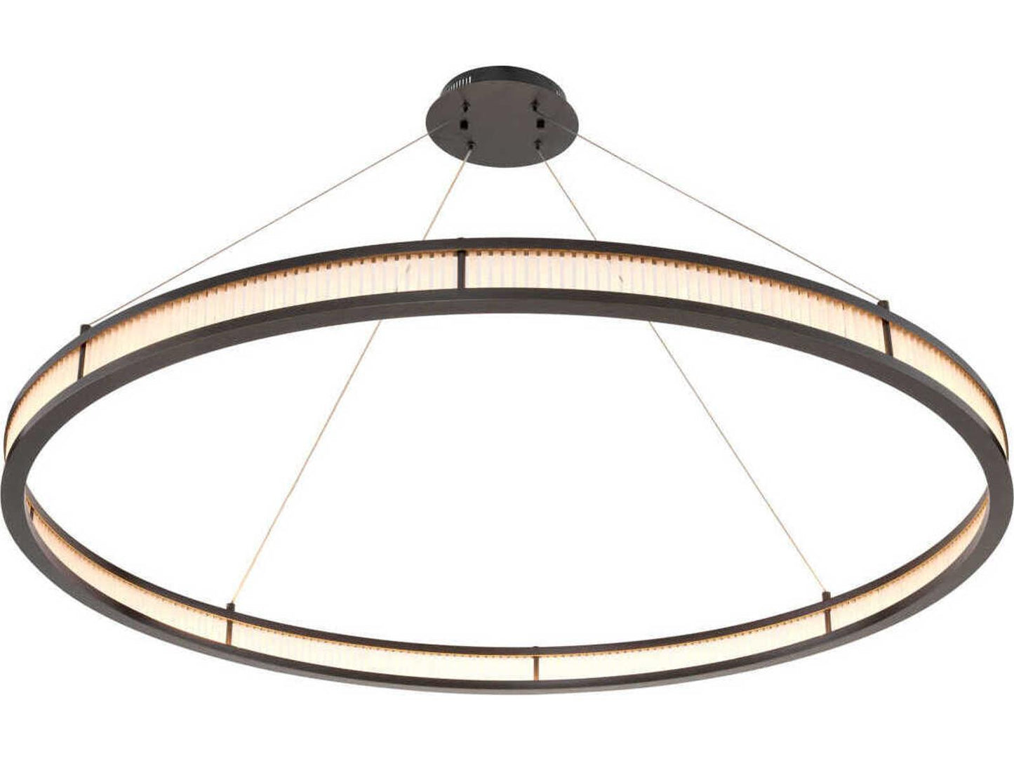Eichholtz Damien XL Integrated LED Chandelier in Bronze Highlight